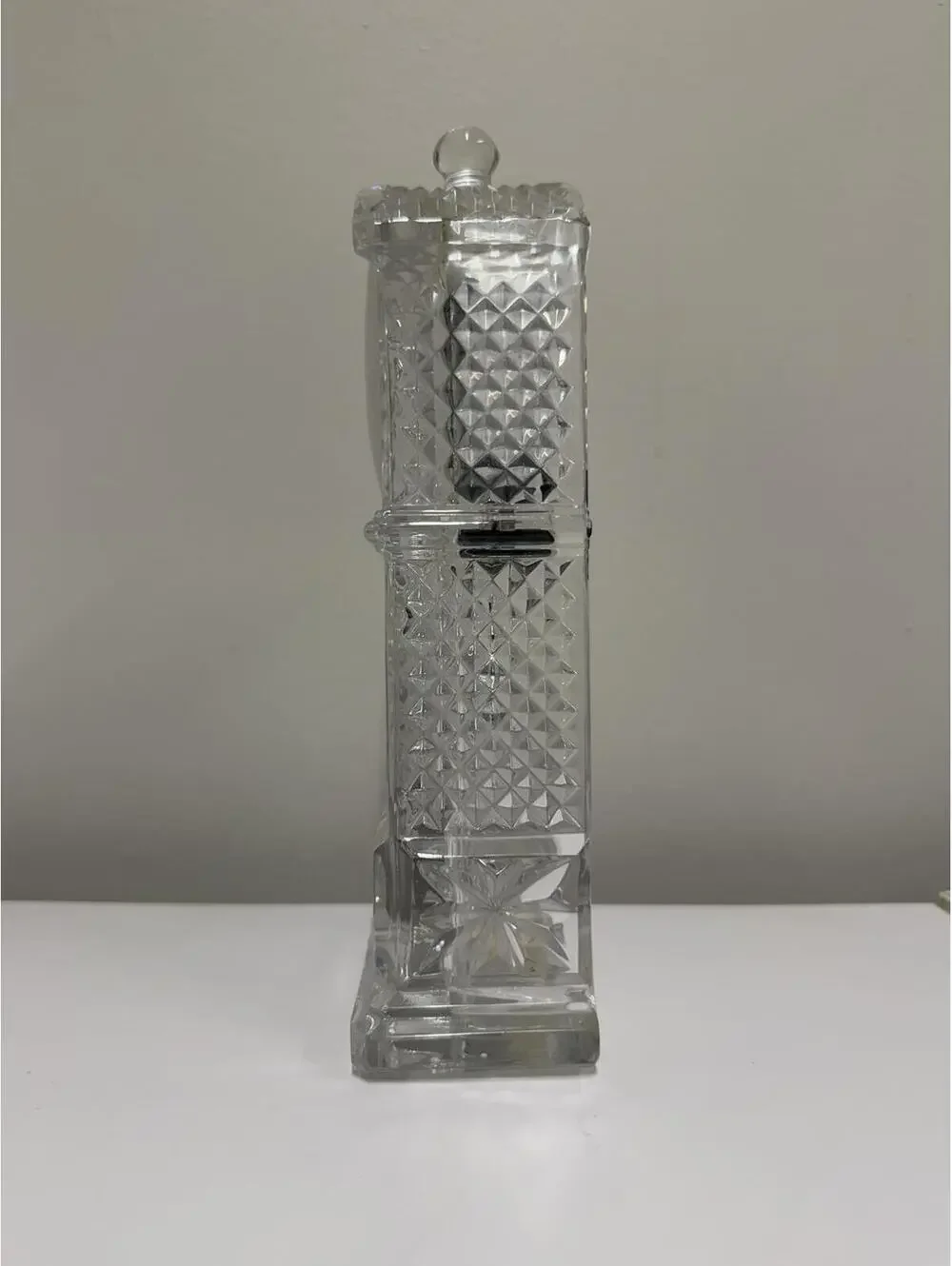 Godinger Crystal Legends Quartz Mantel Clock